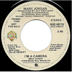 Marc Jordan I'm A Camera USED VINYL 7INCH 45 RPM PROMO STEREO MONO