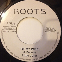 Little John Be My Wife USED VINYL 7INCH 45 RPM REISSUE