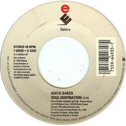 Anita Baker Soul Inspiration USED VINYL 7INCH SINGLE 45 RPM