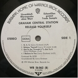 Graham Central Station Release Yourself Vinyl LP USED