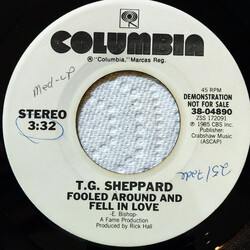 T.G. Sheppard Fooled Around And Fell In Love USED VINYL 7INCH 45 RPM SINGLE PROMO