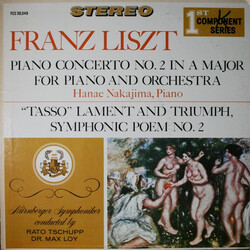 Franz Liszt / Hanae Nakajima / Nürnberger Symphoniker / Räto Tschupp / Max Loy Piano Concerto No. 2 In A Major For Piano And Orchestra / "Tasso" Lamen