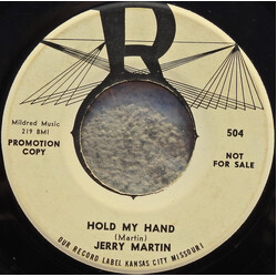 Jerry Martin (3) Hold My Hand / Gee I Miss You USED VINYL 7INCH 45 RPM PROMO