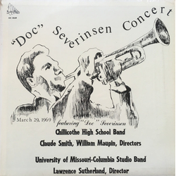 Doc Severinsen / Chillicothe High School Band "Doc" Severinsen Concert Vinyl LP USED