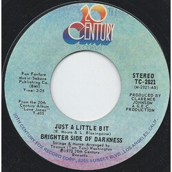 Brighter Side Of Darkness Just A Little Bit / Something To Remember You By USED VINYL 7INCH 45 RPM