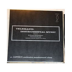 Georg Philipp Telemann Instrumental Music Vinyl LP USED