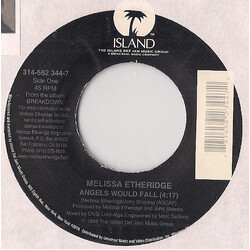 Melissa Etheridge Angels Would Fall Vinyl 7" USED