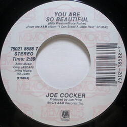 Joe Cocker You Are So Beautiful / High Time We Went USED VINYL 7INCH SINGLE REISSUE