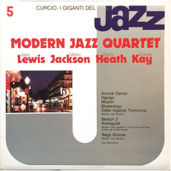 The Modern Jazz Quartet / John Lewis (2) / Milt Jackson / Percy Heath / Connie Kay I Giganti Del Jazz Vol. 5 Vinyl LP USED