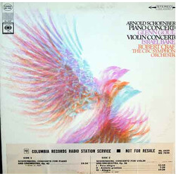 Glenn Gould / Israel Baker / Robert Craft / CBC Symphony Orchestra / Arnold Schoenberg Piano Concerto / Violin Concerto Vinyl LP USED