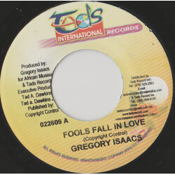 Gregory Isaacs Fools Fall In Love USED VINYL 7INCH 45 RPM SINGLE