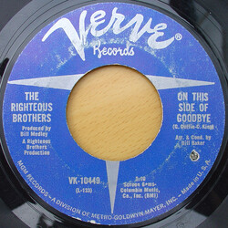 The Righteous Brothers On This Side Of Goodbye USED VINYL 7INCH SINGLE 45 RPM