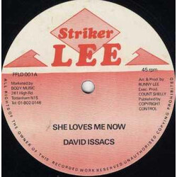 David Isaacs / I-Roy She Loves Me Now / Come Dub Me Now USED VINYL 12INCH