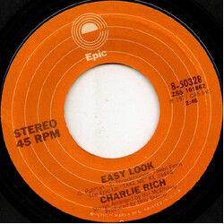 Charlie Rich Easy Look USED VINYL 7INCH 45 RPM SINGLE STYRENE