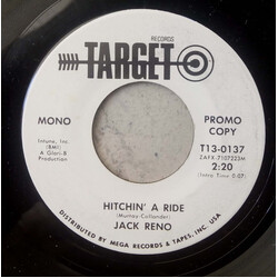 Jack Reno Hitchin' A Ride USED VINYL 7INCH 45 RPM SINGLE PROMO MONO