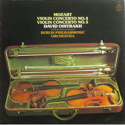 Wolfgang Amadeus Mozart / David Oistrach / Berliner Philharmoniker Violin Concerto No. 4, Violin Concerto No. 5 Vinyl LP USED