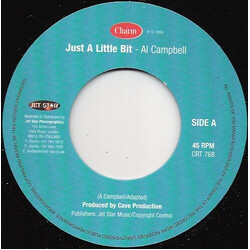 Al Campbell Just A Little Bit USED VINYL 7INCH 45 RPM