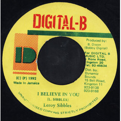 Leroy Sibbles I Believe In You USED VINYL 7INCH 45 RPM