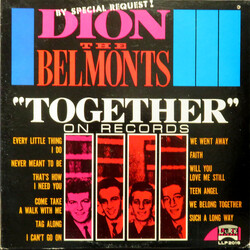 Dion (3) / The Belmonts "Together" Vinyl LP USED