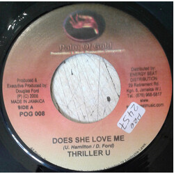 Thriller U / Nateesha Does She Love Me / Just A Bit Of Love USED VINYL 7INCH