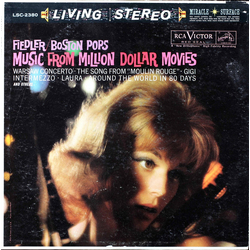 Arthur Fiedler / Boston Pops Orchestra Music From Million Dollar Movies Vinyl LP USED