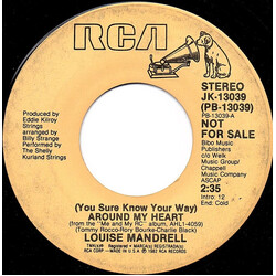 Louise Mandrell (You Sure Know Your Way) Around My Heart USED VINYL 7INCH 45 RPM SINGLE PROMO