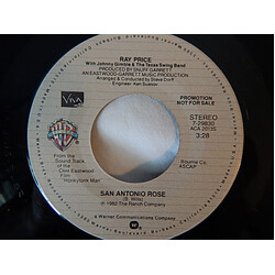 Ray Price / Johnny Gimble / The Texas Swing Band San Antonio Rose / One Fiddle, Two Fiddle USED VINYL 7INCH PROMO STEREO