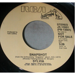 Sylvia (7) Snapshot USED VINYL 7INCH 45 RPM SINGLE PROMO STEREO MONO