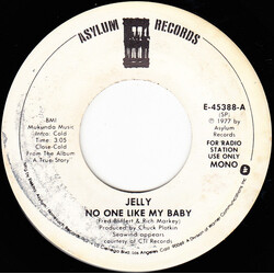 Jelly No One Like My Baby USED VINYL 7INCH 45 RPM SINGLE PROMO STEREO MONO