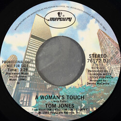 Tom Jones A Woman's Touch USED VINYL 7INCH 45 RPM SINGLE PROMO STEREO