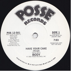Body (4) Have Your Cake Vinyl 12" USED