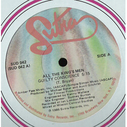 All The King's Men Guilty Conscience USED VINYL 12INCH 33 S RPM