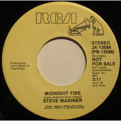 Steve Wariner Midnight Fire USED VINYL 7INCH 45 RPM PROMO