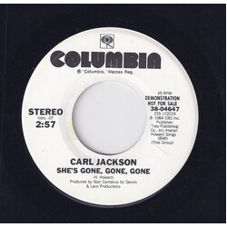 Carl Jackson She's Gone, Gone, Gone USED VINYL 7INCH 45 RPM PROMO