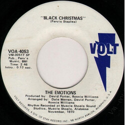 The Emotions Black Christmas USED VINYL 7INCH 45 RPM SINGLE