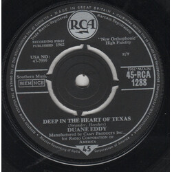 Duane Eddy Deep In The Heart Of Texas USED VINYL 7INCH 45 RPM SINGLE MONO