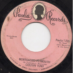Cousin Tuny Mortgaged Plymouth USED VINYL 7INCH 45 RPM