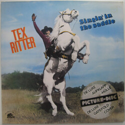 Tex Ritter Singin' In The Saddle Vinyl LP USED