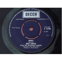 Nick Curtis (2) / The Ivor Raymonde Singers Honey USED VINYL 7INCH 45 RPM