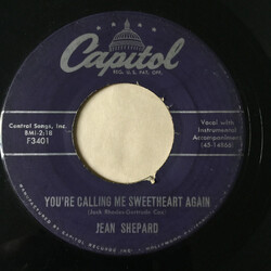 Jean Shepard You're Calling Me Sweetheart Again USED VINYL 7INCH 45 RPM SINGLE