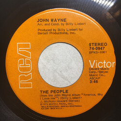 John Wayne The People / The Good Things USED VINYL 7INCH 45 RPM STEREO