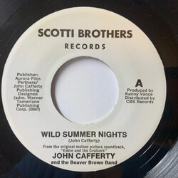 John Cafferty And The Beaver Brown Band Wild Summer Nights / On The Dark Side USED VINYL 7INCH 45 RPM