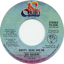 Roy Rogers (3) Hoppy, Gene And Me / Good News, Bad News USED VINYL 7INCH 45 RPM