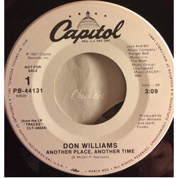 Don Williams (2) Another Place, Another Time USED VINYL 7INCH 45 RPM SINGLE PROMO