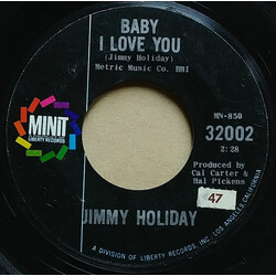 Jimmy Holiday Baby I Love You / You Won't Get Away USED VINYL 7INCH 45 RPM SINGLE