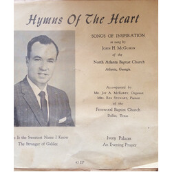 John H. McGukin Hymns Of The Heart - Songs Of Inspiration USED VINYL 7INCH 45 RPM EP