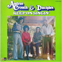 Andraé Crouch & The Disciples Keep On Singin' Vinyl LP USED