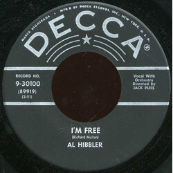 Al Hibbler I'm Free / Nightfall USED VINYL 7INCH 45 RPM SINGLE