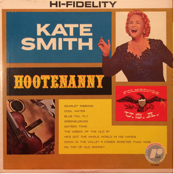 Kate Smith (2) Hootenanny - Folk Songs U.S.A. Vinyl LP USED