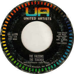 The Falcons The Teacher / Waiting For You USED VINYL 7INCH 45 RPM STYRENE